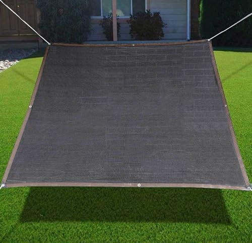 AuMarndi Rete Ombreggiante Giardino con Occhielli, Vela Ombreggiante Rettangolare 3x4m Ombra 90% Protezion Raggi UV Teli Ombreggianti da Terrazzo Protezione delle Piante Fienile Canile,black-2x5m
