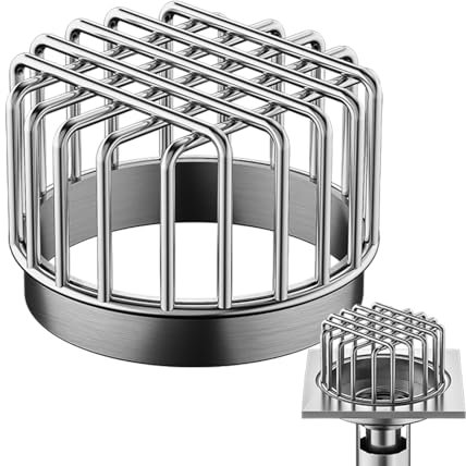 Drain Filter Cover – Metal Mesh Screen with Fine Perforation | Anti-Blockage Strainer Cap for Shower Floor, Balcony Drainage, Outdoor Sewer System or Wet Area Management