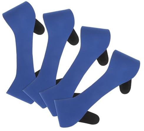 YARNOW 4Pcs Waterproof Neoprene Swimming Headband Ear Protector with Adjustable Strap, Blue Large Swim Ear Cover for Diving, Shower, and Water Sports Gear