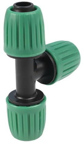 VRTYVEYBB 10 accesorios de riego por goteo de 16 mm, interfaz de diámetro de aceleración de codo de 3 vías