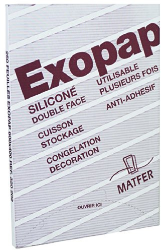 Papier siliconé EXOPAP professionnel 500 feuilles de 600 x 400 mm