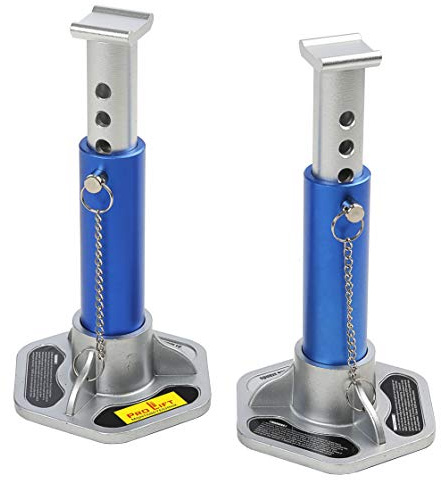 Pro-Lift-Montagetechnik 3t Aluminium - Unterstellböcke, 2er Set, 2x3t, 00035