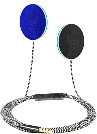Sleep Ultra Thin Pillow Haut-parleurs avec micro, bouton de commande Interface 3,5 mm