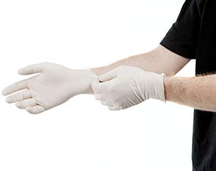 Mutexil 88825200-xl Gant Latex Poudré, Naturel, Taille XL, Set de 100 Pièces