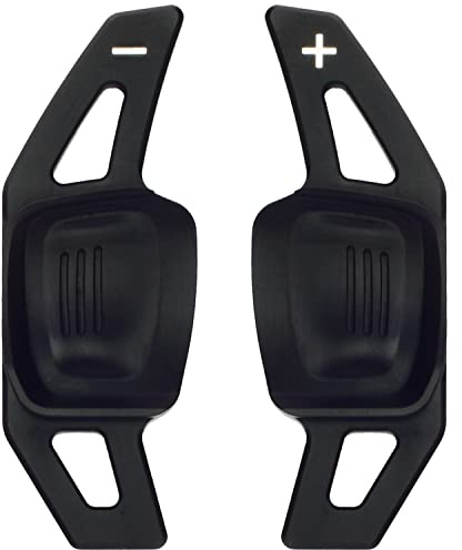 Overdrive-Racing Schaltwippen Verlängerung Kompatibel mit VW Golf 7 Variant Golf 8 Amarok Arteon T-ROC Tiguan II Passat B8 Polo Alu Schwarz Typ-C