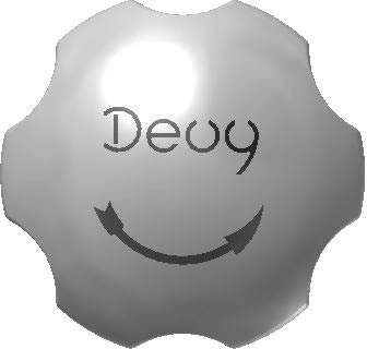 DEUY, apribottiglie in plastica Biologica con Stampa 3D per Tappi a Vite e Bottiglie di Vino in Schiuma con aderenza Magnetica (Argento)