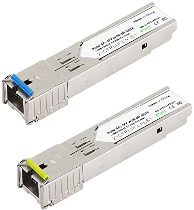 CERRXIAN 1.25G Single Mode BIDI SFP SC Modul Glasfaser-Transceiver, SFP-WDM-SM, 3KM SC Tx1550nm/Rx1310nm-1 Paar