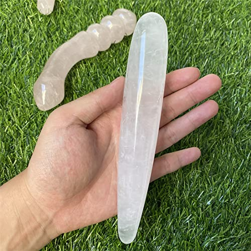 Varitas Yoni De Cuarzo Rosa Natural De Buena Calidad, 1 Unidad, Artesanías De Piedras Preciosas, Varita De Placer, Masaje De Manos Corporales, Adorno De Piedra Mágica De Madera, Regalos,1 PC