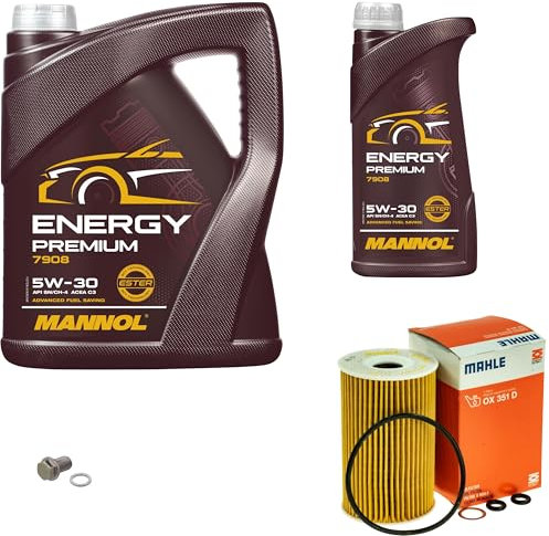 Inspektionspaket 6L MANNOL 5W-30 für Accent IV Stufenheck i30 Coupe i40 CW