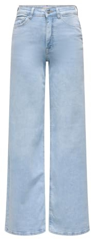Breda jeans – denimbyxor med löst snitt, Ljusblå, M / 32L