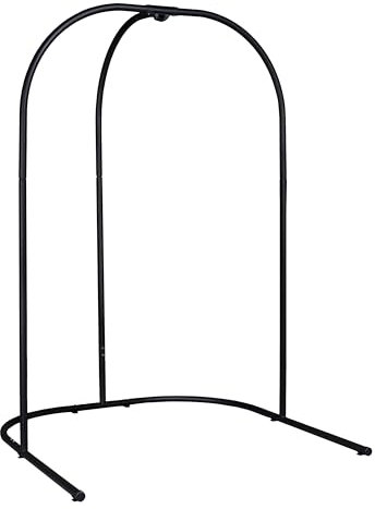 LA SIESTA® - Hängesessel Gestell aus Stahl für Indoor und Outdoor. Verzinktes Stahl-Gestell für Hängesessel und Kinder-Hängehöhlen. (Arcada Anthracite)