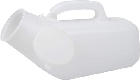 Urinflaschen für Männer Urinal for Männer, durchsichtiger Kunststoff, auslaufsicheres 1200-ml-Gerät, tragbare Urinalflasche