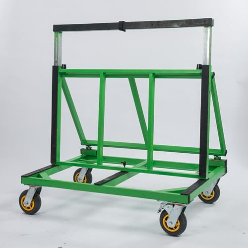 Heavy Duty Panel Dolly,Panel Dolly Folding Drywall Cart, Portable Panel Dolly for Handling Plywood Sheetrock Lumber Glass Door Windows, Heavy Duty Granite Slab Mover/trolley w/Swivel Casters