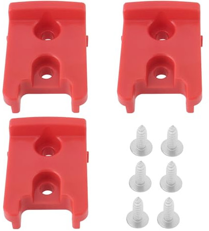 Briny River 3PCS Soporte para Herramientas Inalámbrico Soporte Montaje en Pared con Tornillos Soporte Montaje en Pared para Taladro Compatible con Milwaukee M18 18 V 2,44 X 1,89 X 0,9 Pulgadas