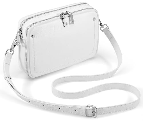 befen Echtleder Crossbody Bag Damen Klein Umhängetasche RFID-Blockierung