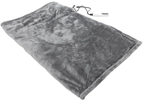 Gonetre Heizdecke Fürs Auto, 12 V, 48 W, Weich, Warm, Flanell, Schnell Aufheizend, Atmungsaktiv, Elektrische Decke für Camping und Roadtrips, 100 X 75 cm