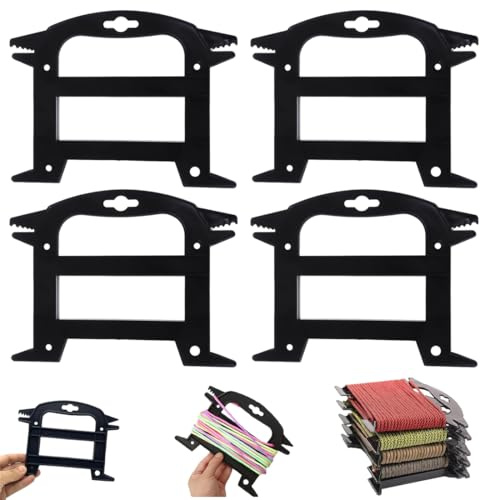 OUDQFCJ 4 Pezzi Avvolgi Cavo Avvolgicavo da Corda Organizzatore di Corda Corda Avvolgimento Bobina Avvolgifilo Cavo Organizer Bobina di Paracadute Strumento per Bobine