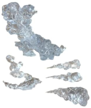 Colcolo Modello con Effetto Fumo, Modello di Scena, Decorazione Portatile, Divertente, Diorama per Action Figure, Soggiorno, casa, Tavolo