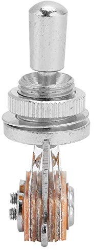 TOPINCN Interruttore a Levetta Selettore Pickup a 3 Vie per Chitarra Elettrica Lavorazione Fine Accessorio di Controllo del Tono Durevole per gli Appassionati di Chitarra (SILVER)