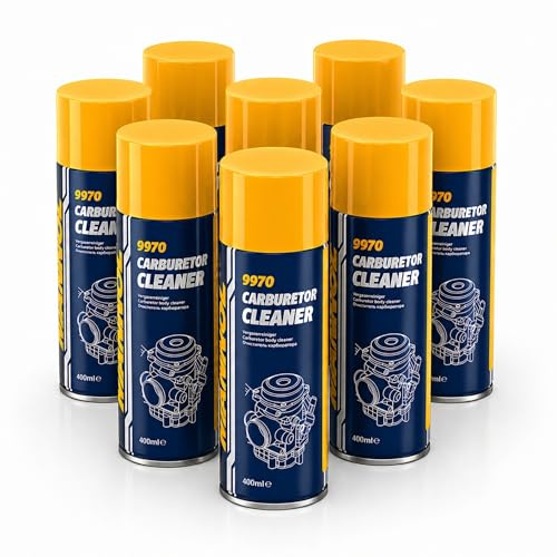 Mannol Carburetor Cleaner - Vergaser Reiniger 8x400 ML - Drosselklappenreiniger - MN9970