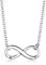 Elli Halskette Damen Infinity Symbol Unendlichkeit in 925 Sterling Silber