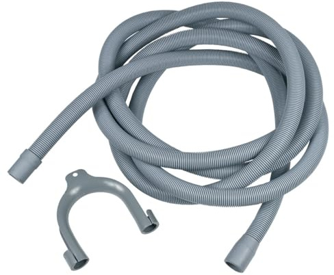 Tubo de desagüe universal 4 m 19/22 mm de diámetro, lavadora y lavavajillas