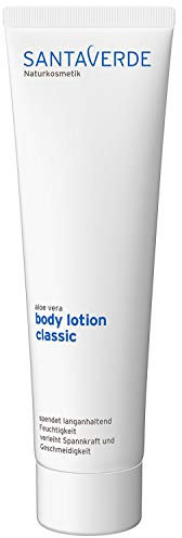 Santaverde / body lotion classic / Köperlotion / langanhaltend feuchtigkeitsspendend / für alle Hautbilder / belebt, regeneriert & festigt die Hautstruktur / frischer Duft / reiner Aloe Vera Saft / eigener, kontrolliert biologischer Anbau / Körper / Unisex / 100 % vegan / 150 ml