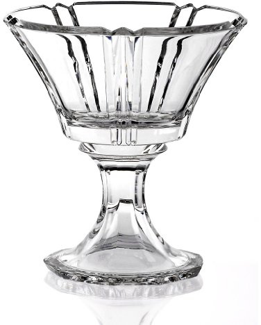 Schale mit Fuß Obstschale Konfektschale Nadine Transparent 16,5 cm Kristall