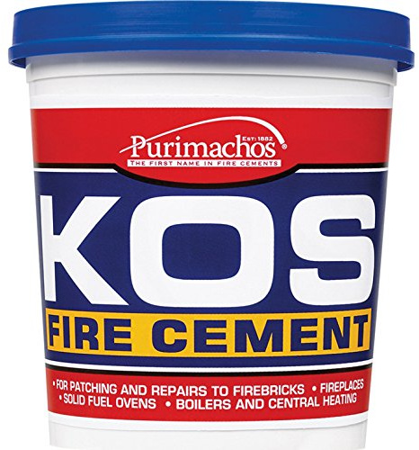 Everbuild KOS Fire Cement Black 500g