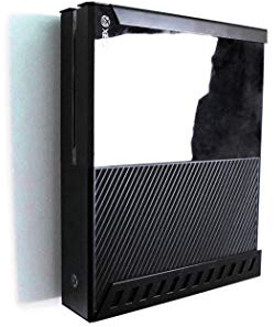 Xbox One Original Console Horizontal Wall Mount Bracket Holder Black Steel - Holder, Game, Leisure, Decoration, Storage, Gaming, Gamesroom, Display, Gamer, Man Cave, Xbox, PlayStation