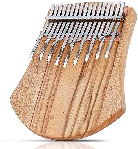 ZHANGZONG daumenklavier Kalimba Instrument Keys Portable kalimbas 17 Tasten Kalimba Kampferholz Daumenklavierfinger mit Stimmhammer für Kinder Erwachsene für tragbares Holzfingerklavier(Color:Nat