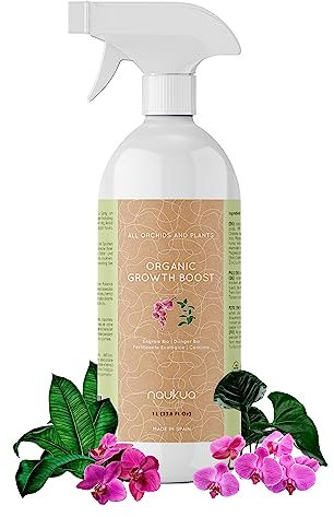 1L Organic Orchid Feed - Growth & Bloom Formula - 100% Natural Non-Toxic Orchid Liquid Fertiliser - All Kinds of Indoor & Outdoor Orchids - Ready To Use Spray