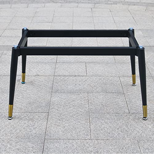 Tischgestell Tischkufen Eisen Tischbeine Metall Verstellbar Möbelfüße,DIY Esstisch oder Konferenztisch,Couchtisch Stützbeine,Einfache Montage,Mit Saugnapf + Schraube (55*40cm(22*16in),High 55cm)