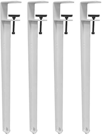 Furniture Legs,Legs for Tables,Adjustable Metal Table Legs for DIY Coffee Table F Shape Clamp Legs with Protection Pad & Allen Key 71cm Red Iron Furniture Legs Ideal for Dining Desk and Console Easy I