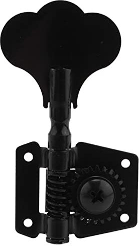 Lonrtesw 5 Pezzi Accessori per Chitarra Basso Aperto Vintage Accordatura Chiavi Pioli Accordatori per Testate Meccaniche Nero 1L4R per Basso 5 Corde Nero