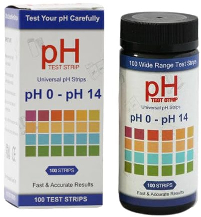 PH Wert Teststreifen, Messbereich PH Teststreifen Kit, Universelle Anwendung Empfindlicher Test PH Für Speichel&Urin 100 Stück/Flasche