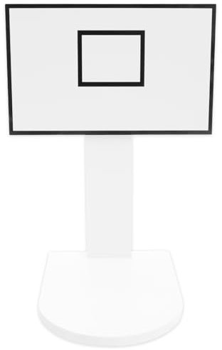 Eyoulife Basketball Trash Can Holder, PVC Plastic Creative Basketball Trash Can Hoop, Waste Basketboard Backboard for Home Kids Room Bedroom Office