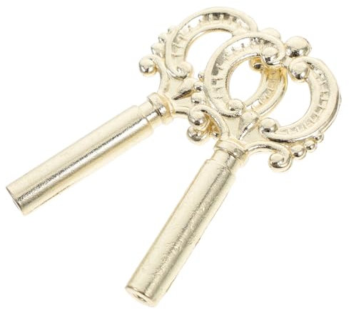 STOBOK Light Switch Knob Replacement Brushed Gold 2 Pack Twist Knob for Chandeliers Rod Lamps