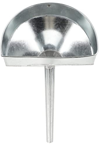 Kichvoe Embudo de Metálico con Filtro para Automóviles y Motocicletas Diseño y Boca Herramienta Práctica para Reabastecimiento Seguro de Aceite y Agua