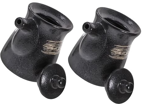 VERDANVERSE 2piezas Botella Cerámica Dispensadora De Salsa y Vinagre Diseño Sellado Reutilizable Para Cocina y Restaurante