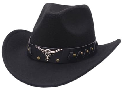Genérico Sombrero de Vaquero para Mujer Hombre Cowboy Hat Hombre Sombrero Cowboy Mujer 2025 Western Adulto Denim Curved Top Sombreros Carnaval Halloween y Cospla