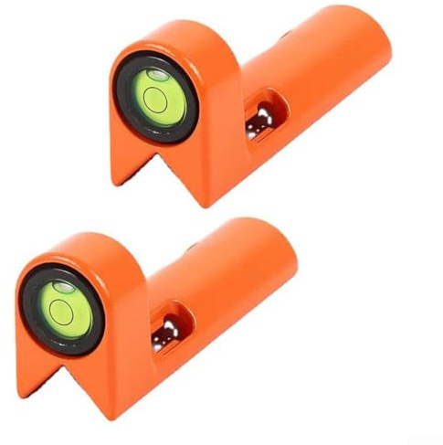 Besttoolifes Niveau à angle droit à 90 degrés avec fiole réglable, niveau à bulle de 2,2 cm de diamètre pour tige de qualité, poteau de centrage rond et rectangulaire, moulé sous pression