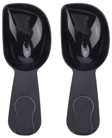 2 cucharas de café, cucharada de mango corto, cuchara pequeña de plástico ergonómica multifuncional para tarros pequeños y grandes de 15,5 cm