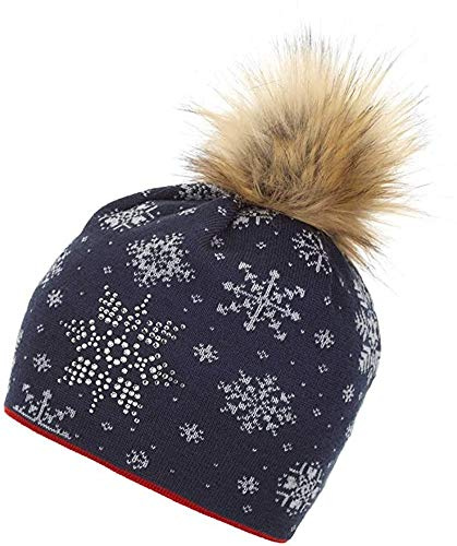 Eisbär Mütze - Milana Lux Crystal (blau/Weiss)