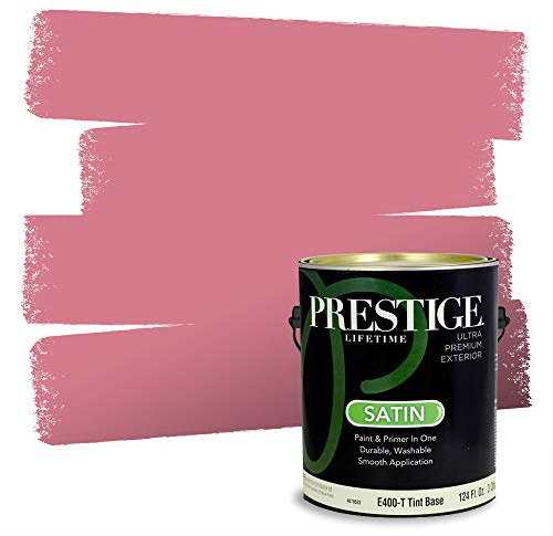 PRESTIGE Paints Exterior Paint and Primer In One, 1-Gallon, Satin, Comparable Match of Sherwin Williams* Tuberose*