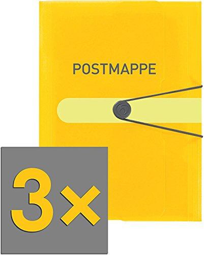 Herlitz Post Einschlagmappe (3 Mappen, Polypropylen)