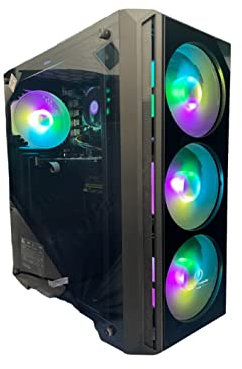 PC Gaming Computer Fisso Desktop i5 - RAM 16 GB - SSD 240 GB - GeForce GT 1030 4GB GDDR5 - Windows 11 PRO - WiFi USB - HDMI e VGA - Wireless - Ufficio Internet Scuola (RAM 16 GB - SSD 240 GB)