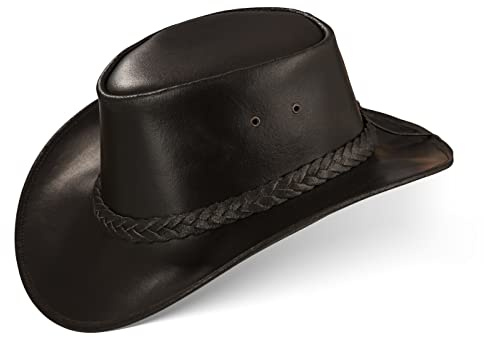 Black Forest Fox® Perth Western Cowboy Reiten Leder Sonnen Hut in versch. Farben