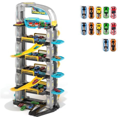 Parking de Juguete Future 6 Plantas + 10 Coches