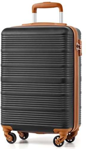 COOLIFE Handgepäck Koffer 55x35x20cm für Ryanair, Trolley Handgepäck